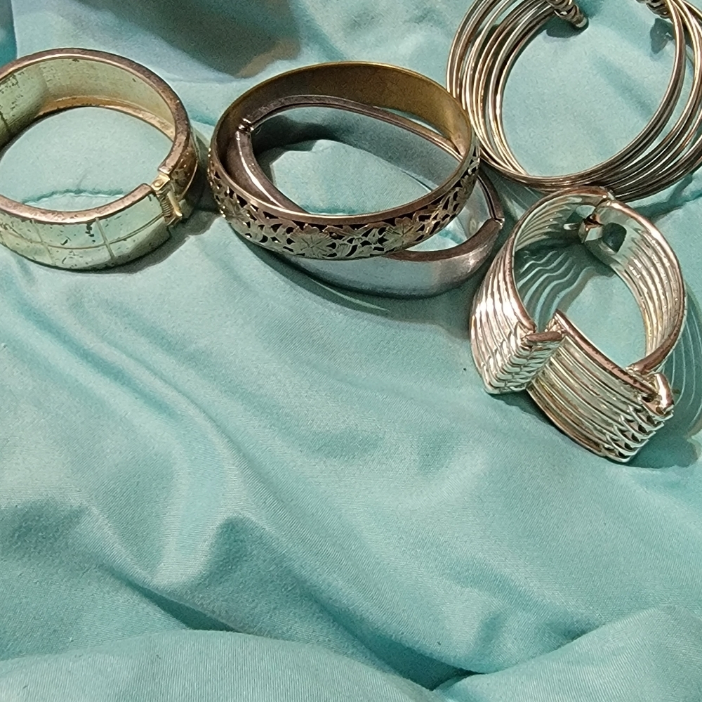 Silver bracelets